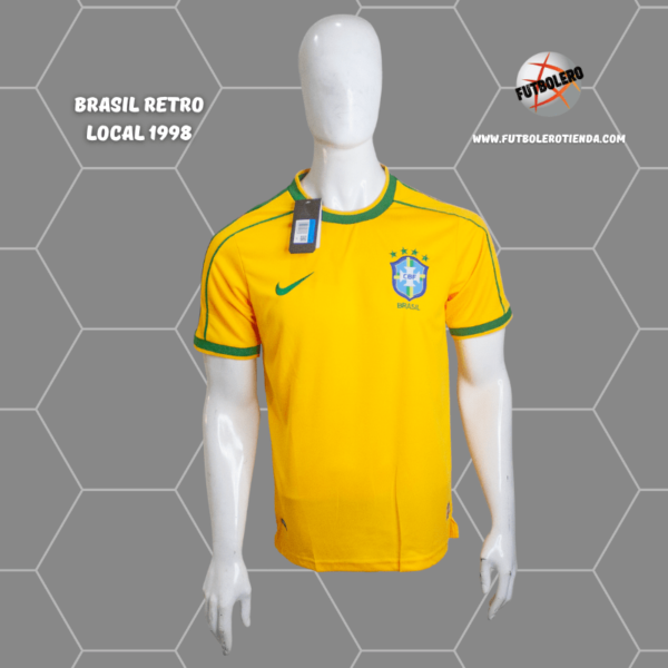 Uniforme Brasil retro local 1998