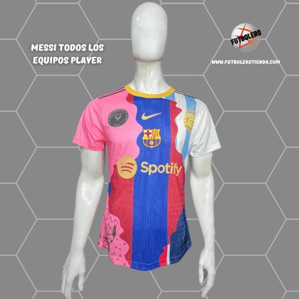 Messi todos los equipos player